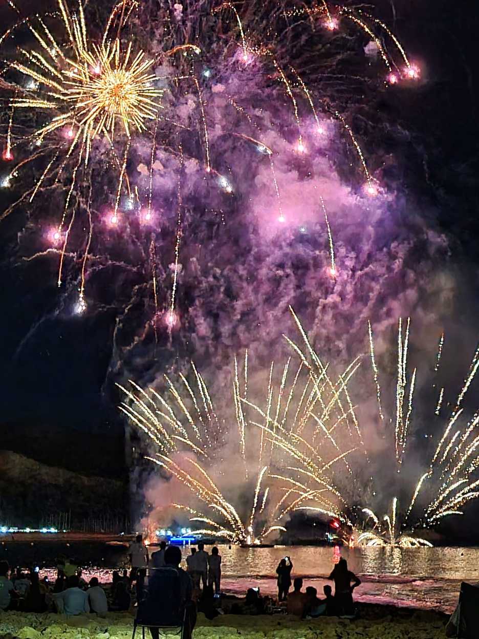 Firework finale of the Mare de Déu de Loreto fiestas