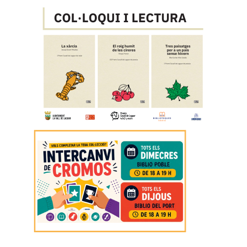 Sticker swap at the Xàbia libraries