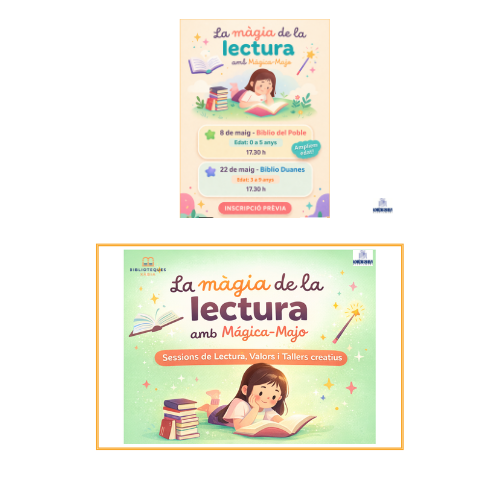 The magic of reading with Mágica-Majo: reading sessions, values and creative workshops